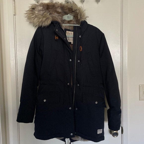 Jack Wills Down Feather Parka - Picture 1 of 4